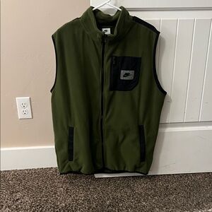 Nike Olive Vest with Black Details